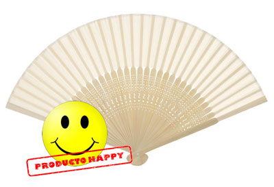 Abanico madera beig Abanico madera beig